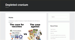 Desktop Screenshot of depletedcranium.com