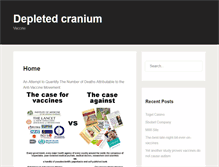 Tablet Screenshot of depletedcranium.com